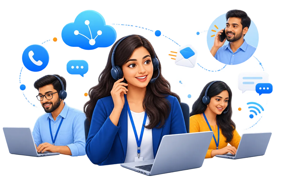 Airson customer communication and support team